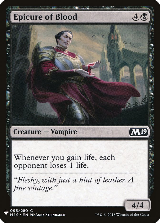 Epicure of Blood [Mystery Booster] | Galactic Gamez