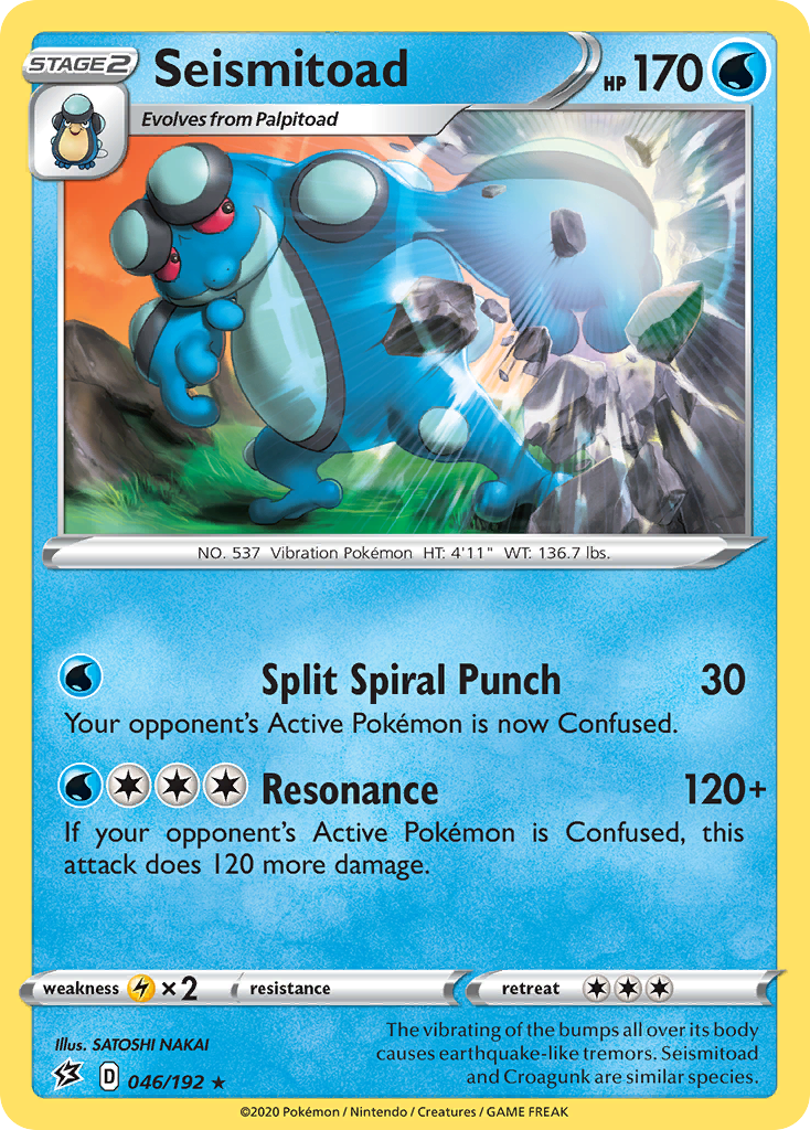 Seismitoad (046/192) [Sword & Shield: Rebel Clash] | Galactic Gamez