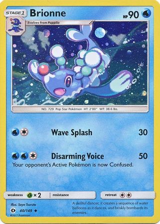 Brionne (40/149) (Cosmos Holo) [Sun & Moon: Base Set] | Galactic Gamez