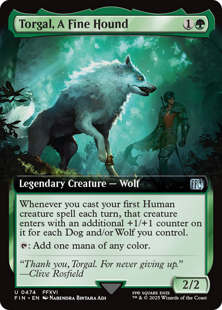 Torgal, A Fine Hound (Extended Art) [FINAL FANTASY] | Galactic Gamez