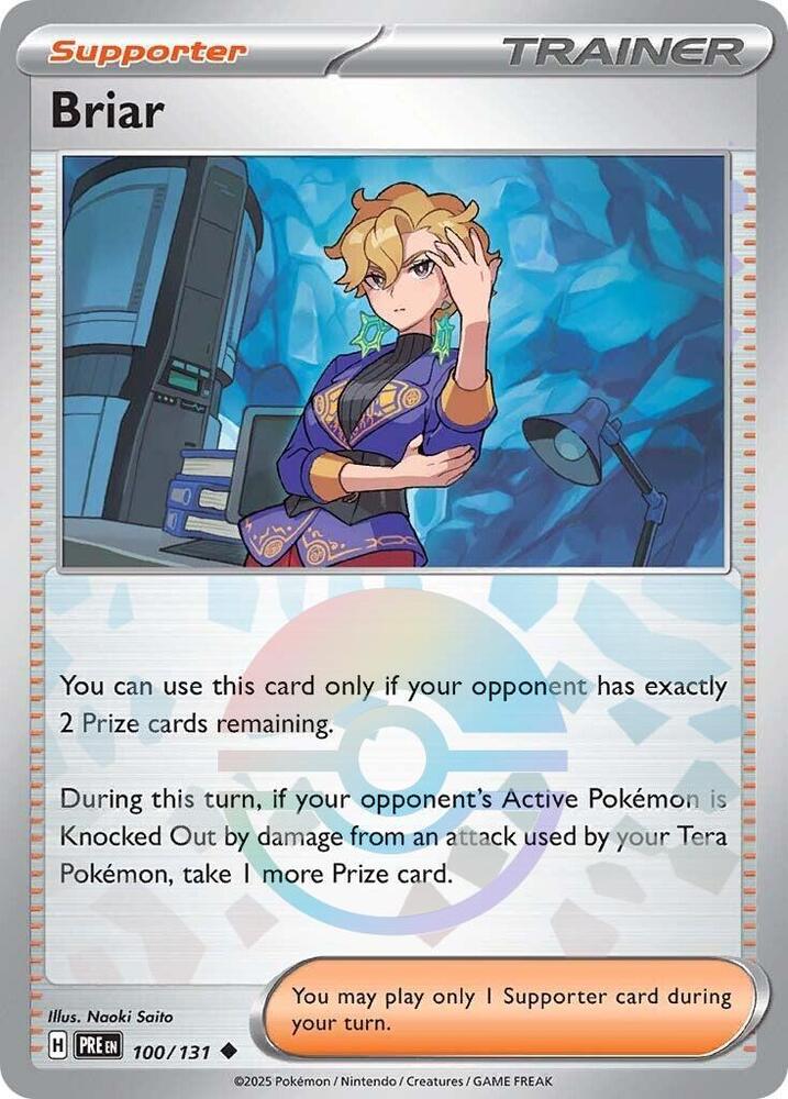 Briar (100/131) (Poke Ball Pattern) [Scarlet & Violet: Prismatic Evolutions] | Galactic Gamez