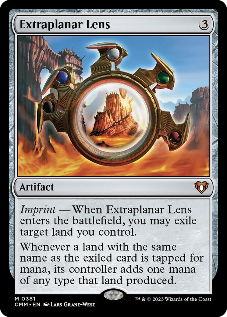 Extraplanar Lens [Commander Masters] | Galactic Gamez