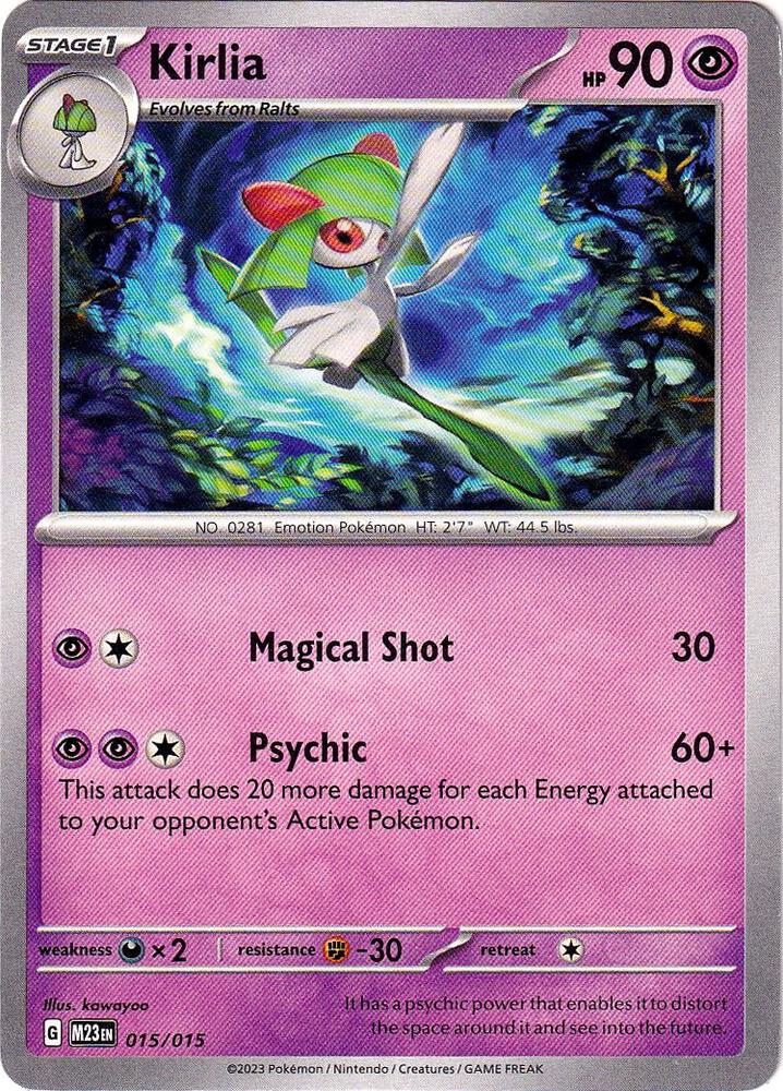 Kirlia (015/015) [McDonald's Promos: 2023 Collection] | Galactic Gamez