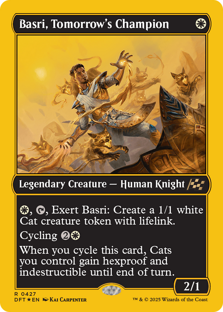 Basri, Tomorrow's Champion (First-Place Foil) [Aetherdrift] | Galactic Gamez