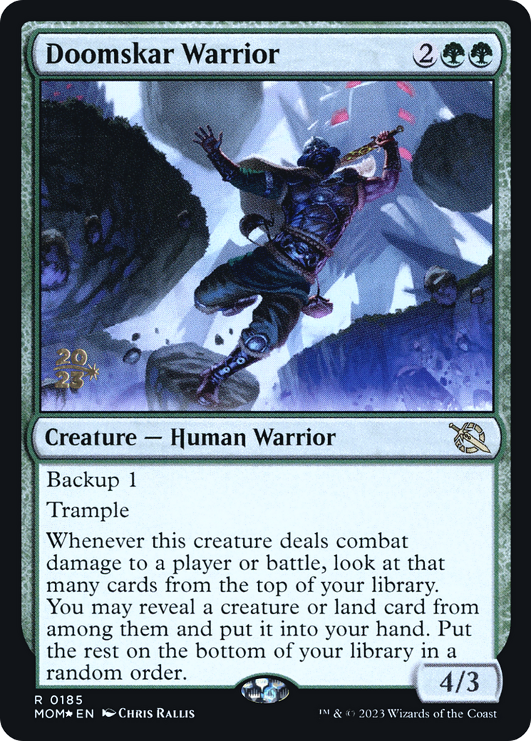 Doomskar Warrior [March of the Machine Prerelease Promos] | Galactic Gamez