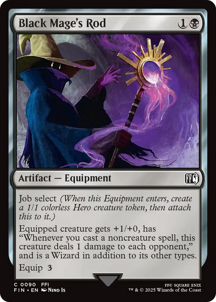 Black Mage's Rod [FINAL FANTASY] | Galactic Gamez