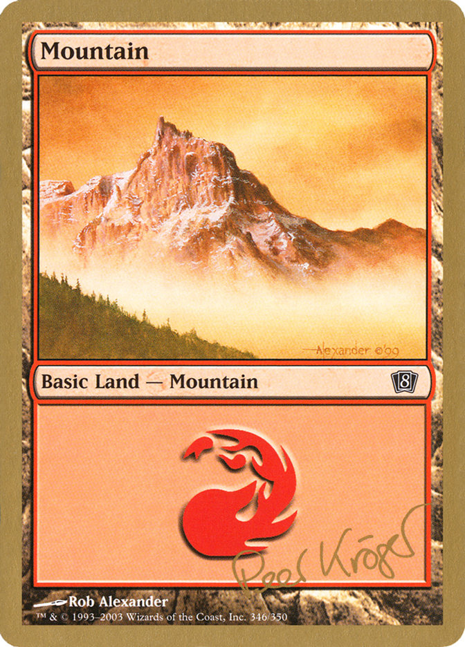 Mountain (pk346) (Peer Kroger) [World Championship Decks 2003] | Galactic Gamez