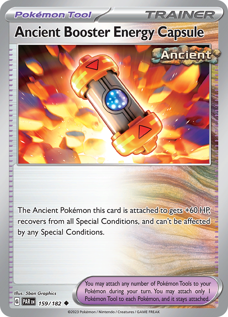 Ancient Booster Energy Capsule (159/182) [Scarlet & Violet: Paradox Rift] | Galactic Gamez
