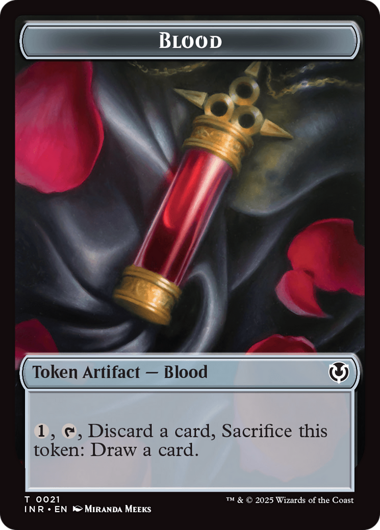 Zombie (0010) // Blood Double-Sided Token [Innistrad Remastered Tokens] | Galactic Gamez