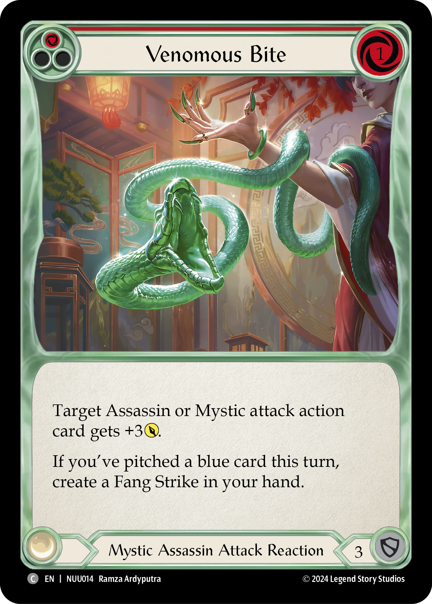 Venomous Bite [NUU014] (Part the Mistveil Nuu Blitz Deck) | Galactic Gamez