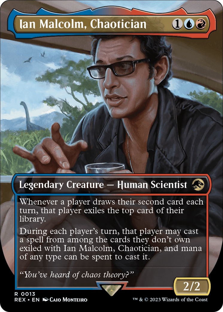 Ian Malcolm, Chaotician (Borderless) [Jurassic World Collection] | Galactic Gamez