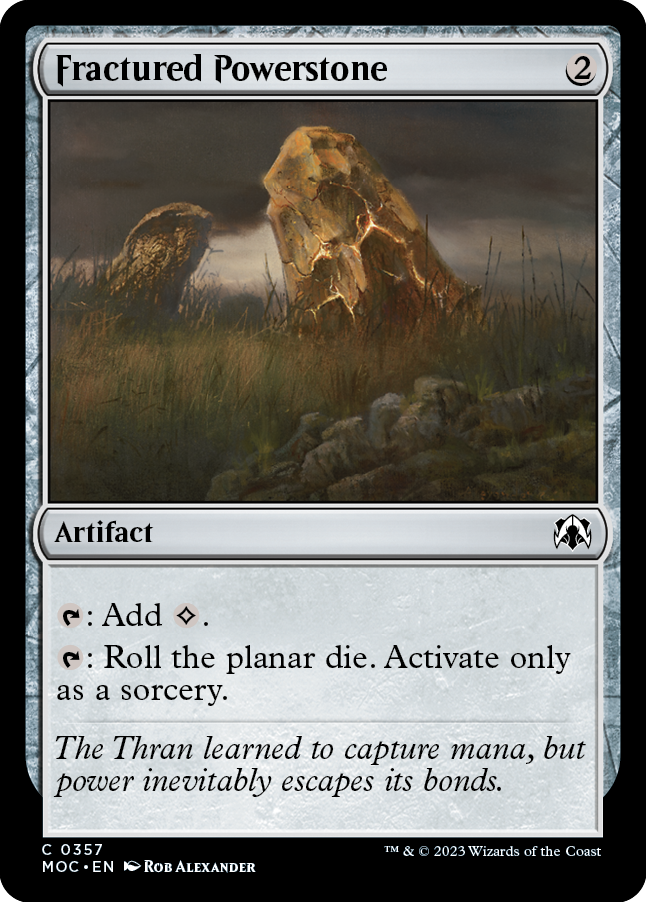 Fractured Powerstone [March of the Machine Commander] | Galactic Gamez