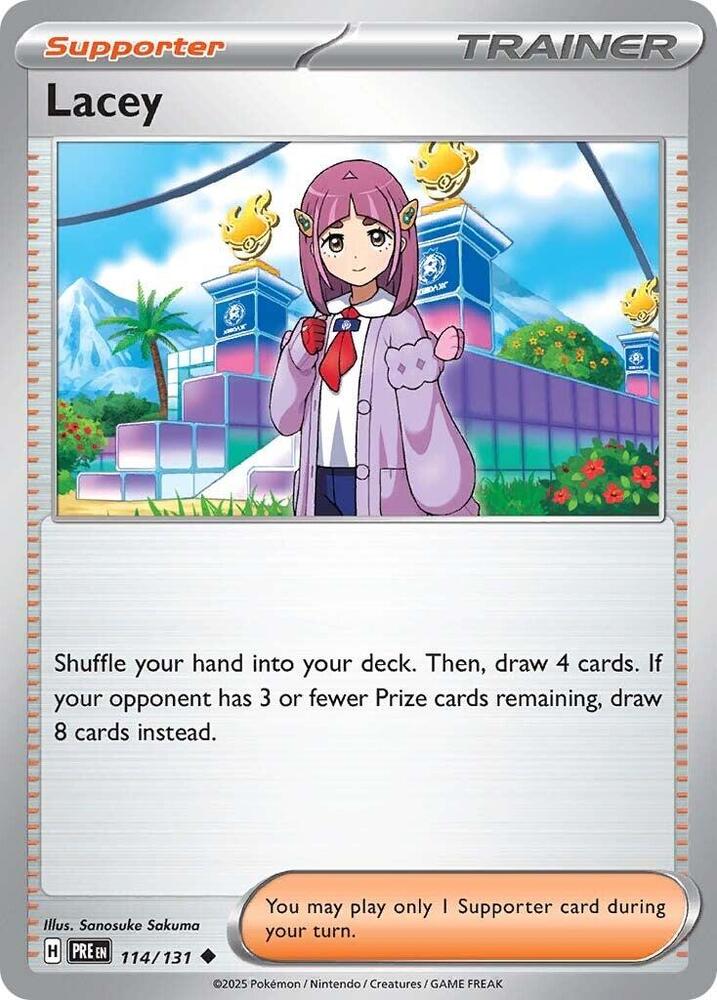 Lacey (114/131) [Scarlet & Violet: Prismatic Evolutions] | Galactic Gamez