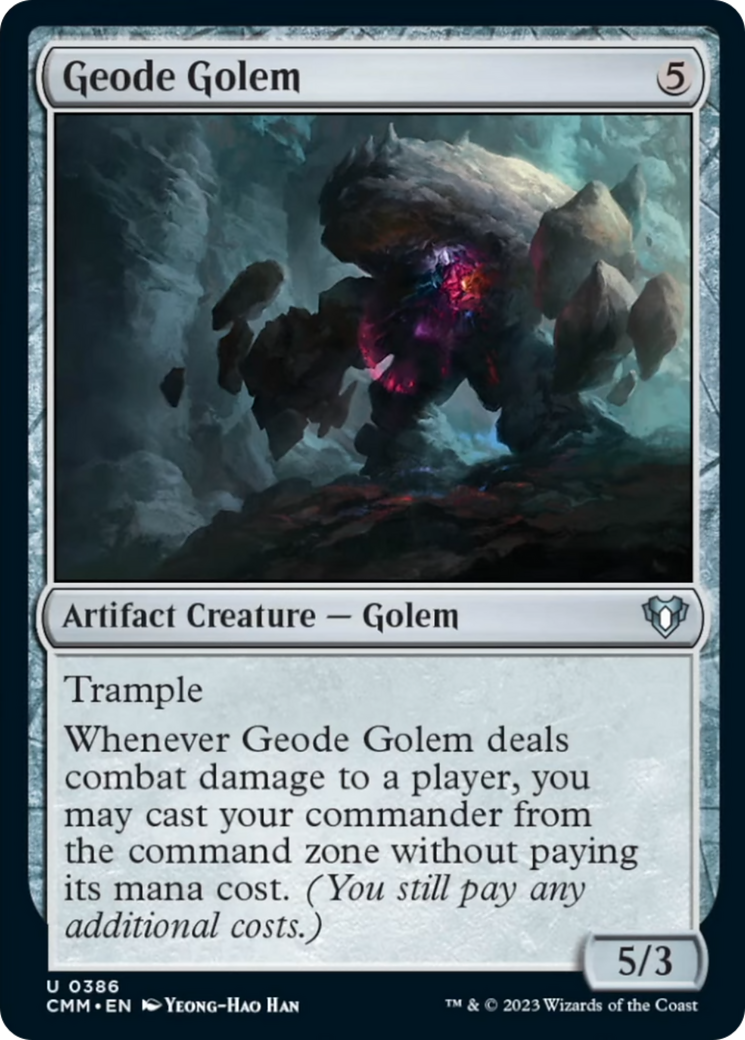 Geode Golem [Commander Masters] | Galactic Gamez