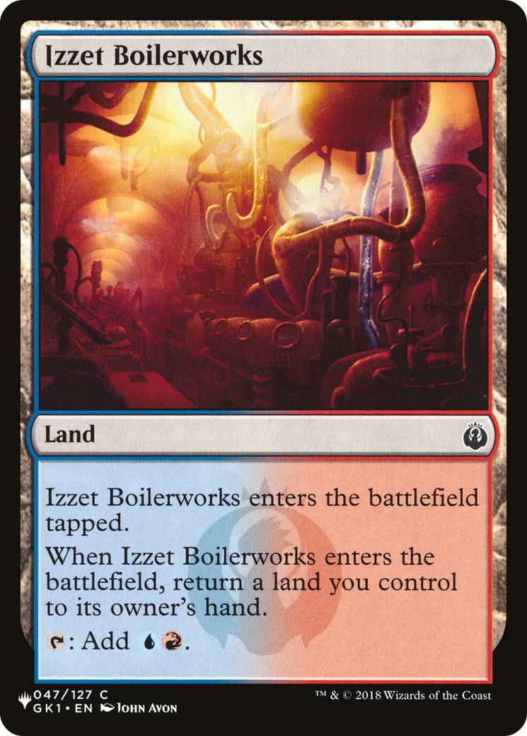 Izzet Boilerworks (GK1) [The List] | Galactic Gamez