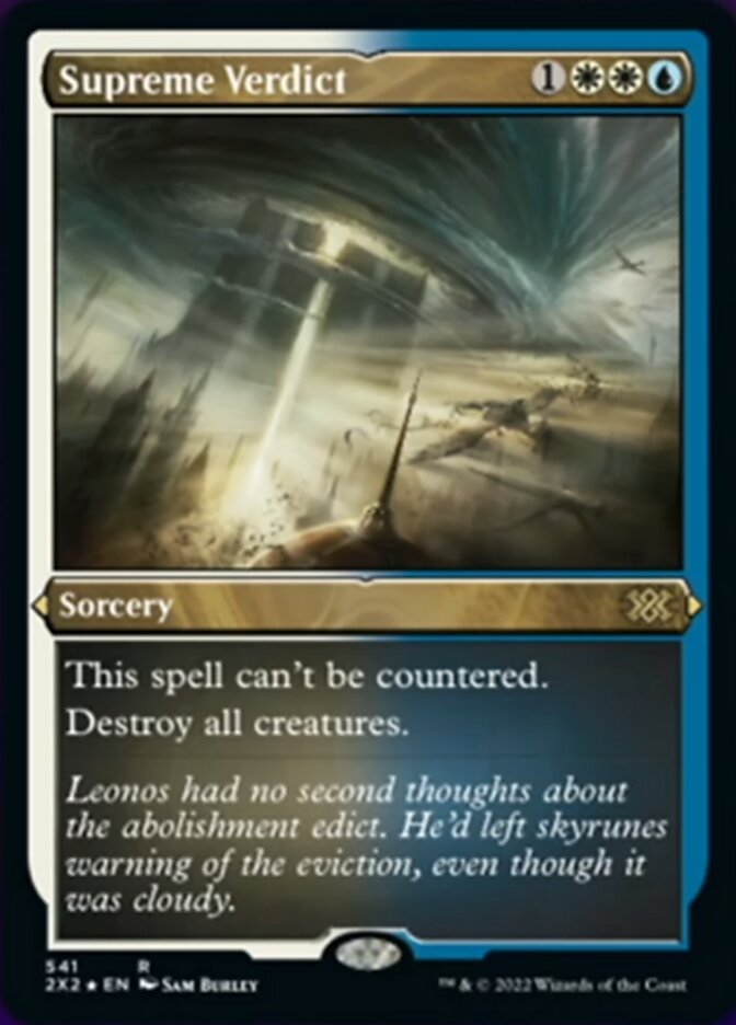 Supreme Verdict (Foil Etched) [Double Masters 2022] | Galactic Gamez