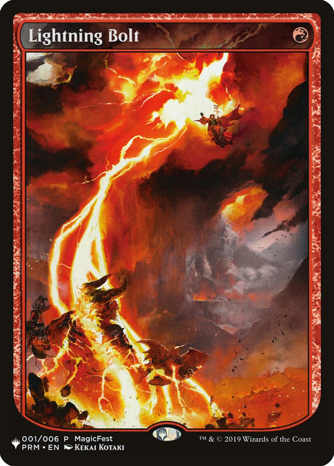 Lightning Bolt (001/006) [The List] | Galactic Gamez