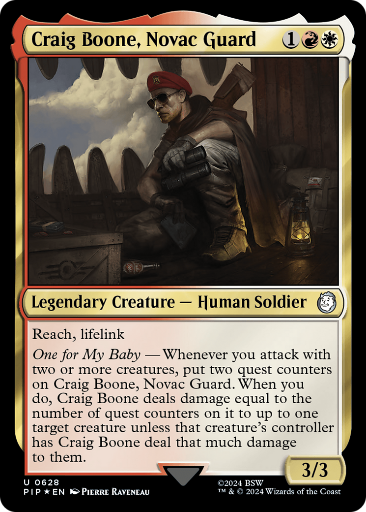 Craig Boone, Novac Guard (Surge Foil) [Fallout] | Galactic Gamez