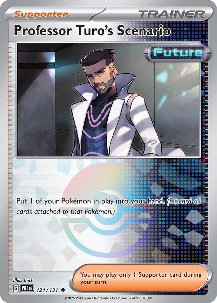 Professor Turo's Scenario (121/131) (Poke Ball Pattern) [Scarlet & Violet: Prismatic Evolutions] | Galactic Gamez