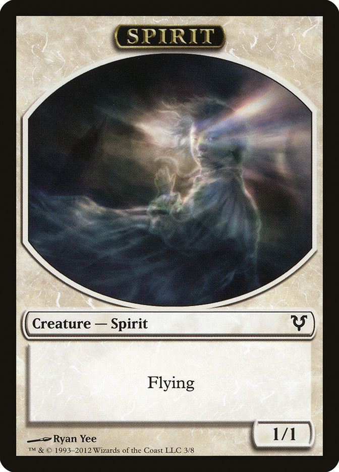 Spirit Token (3/8) [Avacyn Restored Tokens] | Galactic Gamez