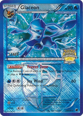 Glaceon (023/116) (City Championships) (Staff) [League & Championship Cards] | Galactic Gamez