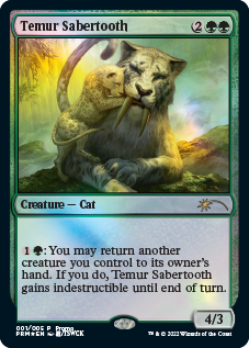 Temur Sabertooth [Year of the Tiger 2022] | Galactic Gamez