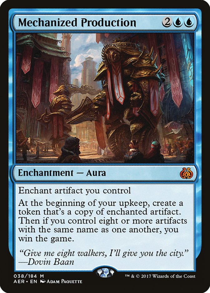 Mechanized Production [Aether Revolt] | Galactic Gamez