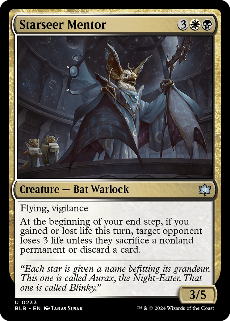 Starseer Mentor [Bloomburrow] | Galactic Gamez