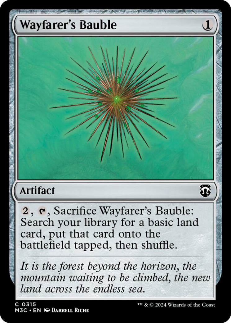 Wayfarer's Bauble (Ripple Foil) [Modern Horizons 3 Commander] | Galactic Gamez