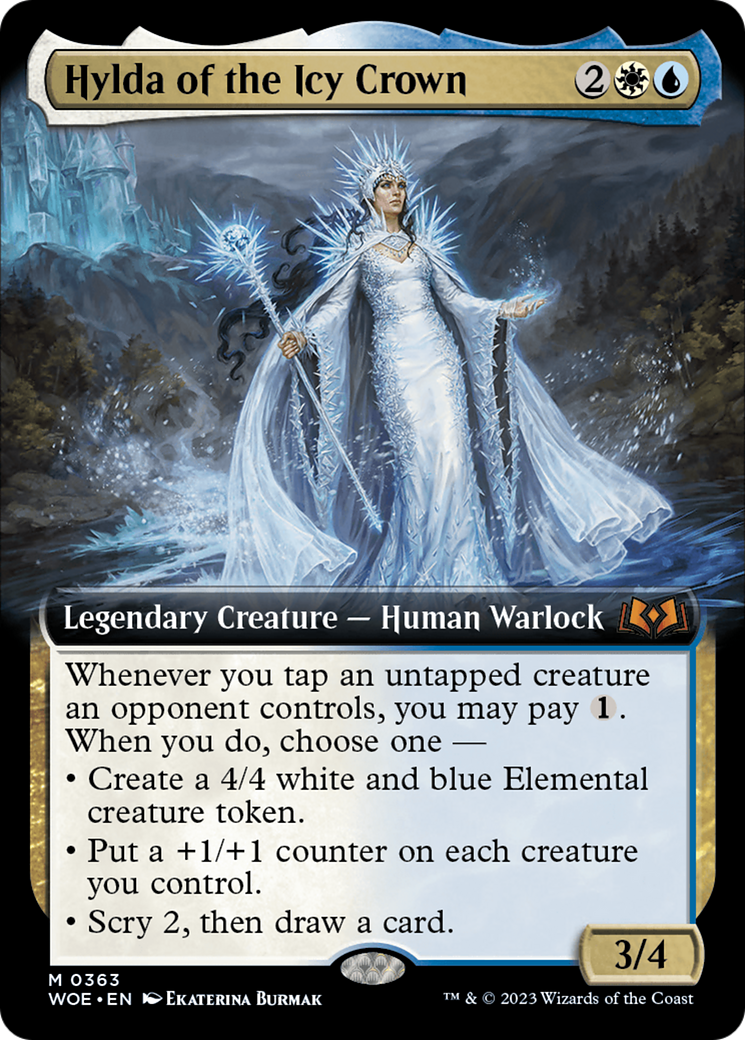 Hylda of the Icy Crown (Extended Art) [Wilds of Eldraine] | Galactic Gamez