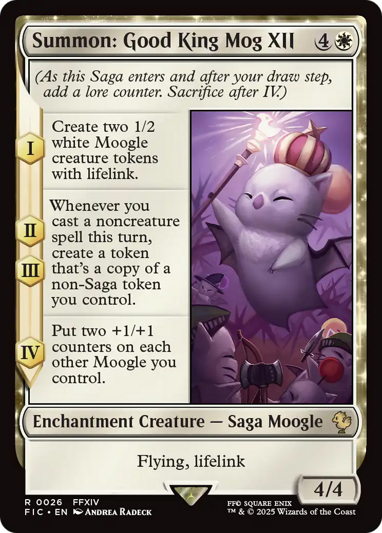 Summon: Good King Mog XII [FINAL FANTASY Commander] | Galactic Gamez