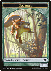 Zombie (007) // Squirrel (015) Double-Sided Token [Modern Horizons Tokens] | Galactic Gamez