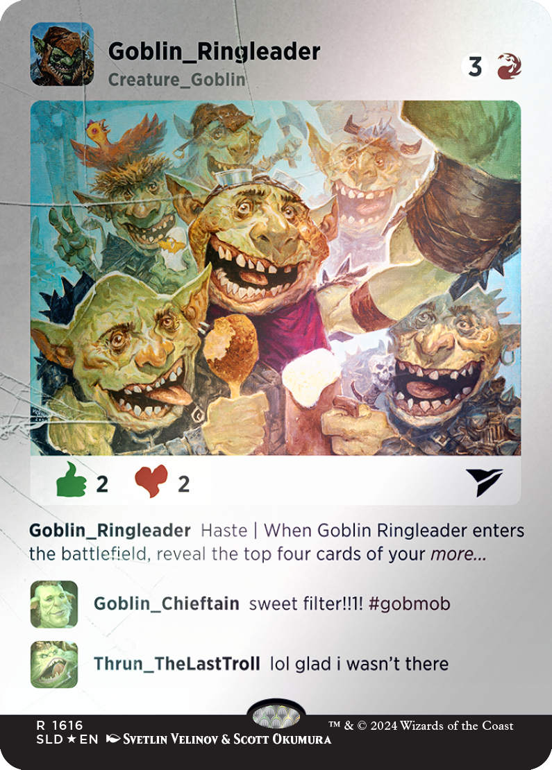 Goblin Ringleader (Rainbow Foil) [Secret Lair Drop Series] | Galactic Gamez