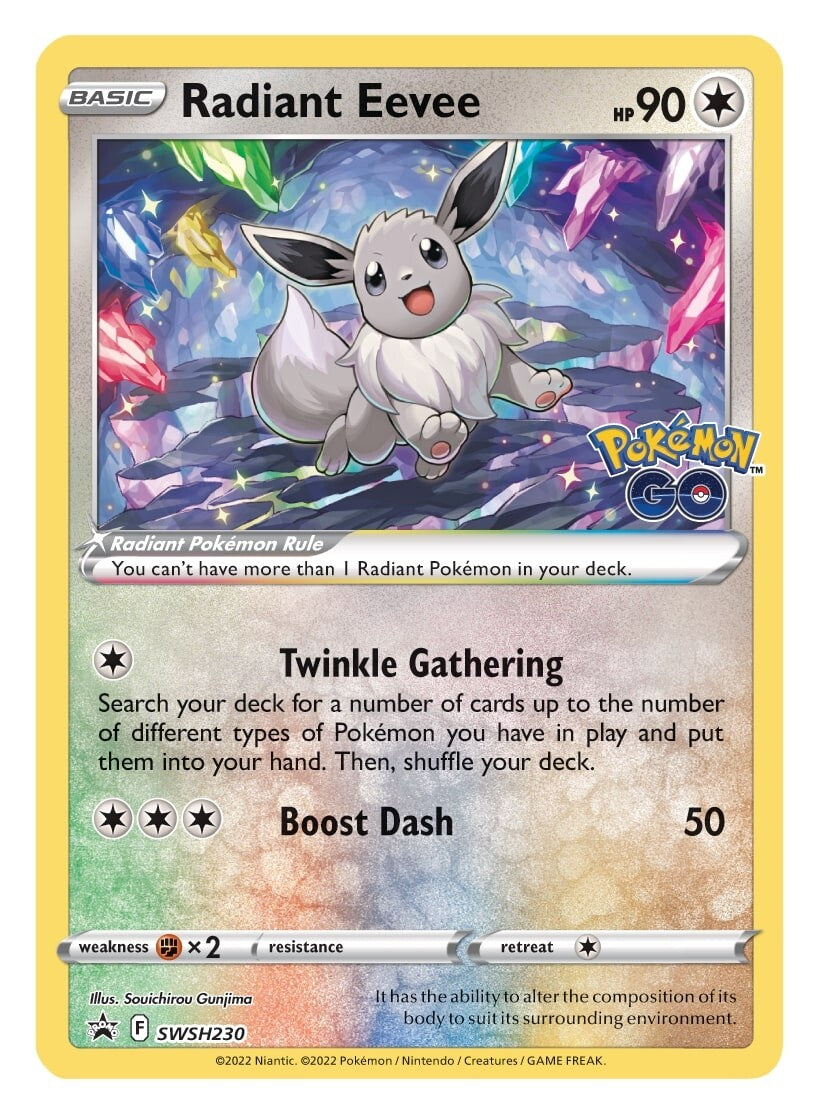 Radiant Eevee (SWSH230) [Sword & Shield: Black Star Promos] | Galactic Gamez