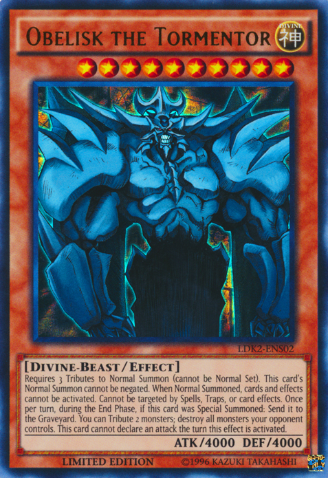 Obelisk the Tormentor [LDK2-ENS02] Ultra Rare | Galactic Gamez