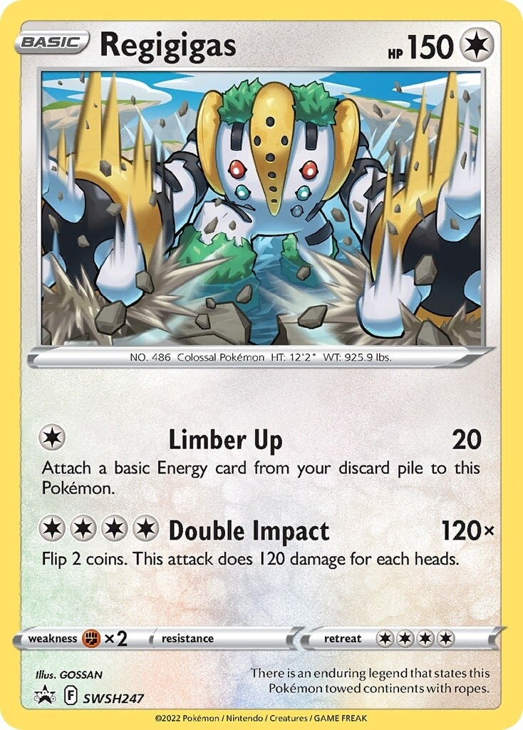 Regigigas (SWSH247) [Sword & Shield: Black Star Promos] | Galactic Gamez