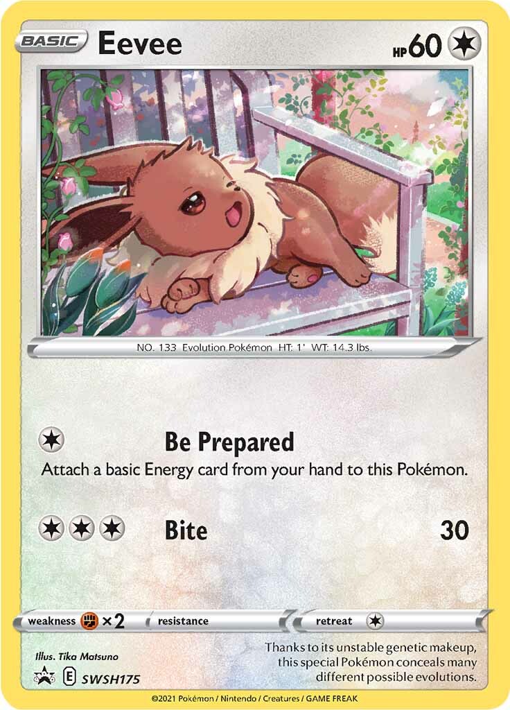 Eevee (SWSH175) [Sword & Shield: Black Star Promos] | Galactic Gamez