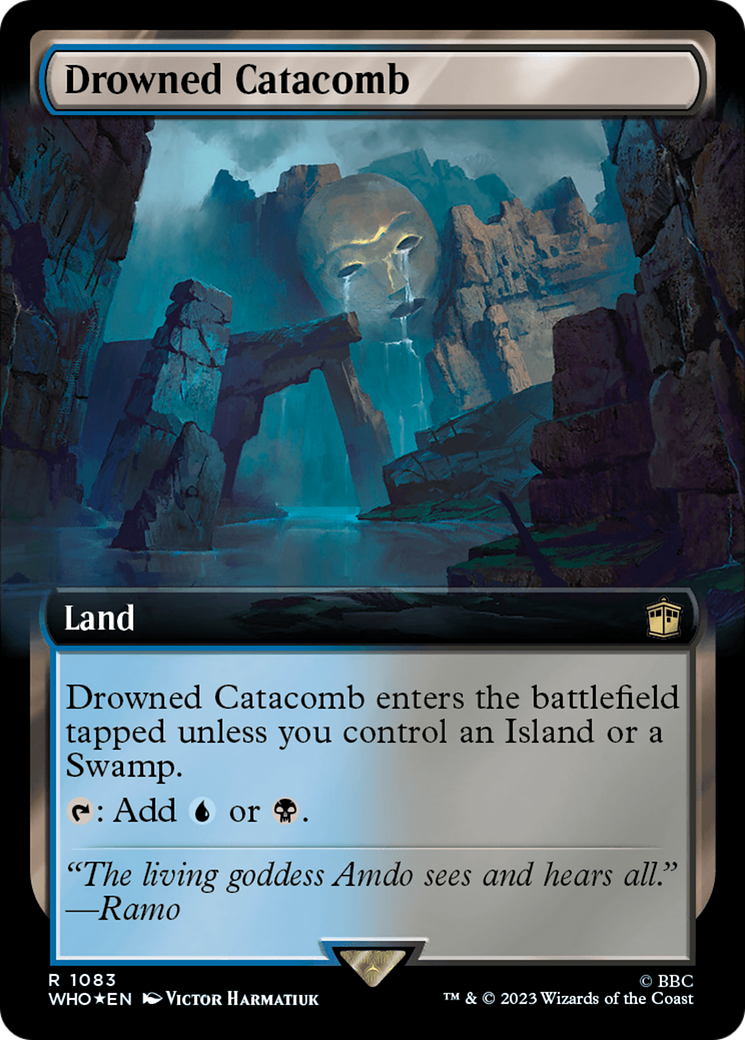 Drowned Catacomb (Extended Art) (Surge Foil) [Doctor Who] | Galactic Gamez