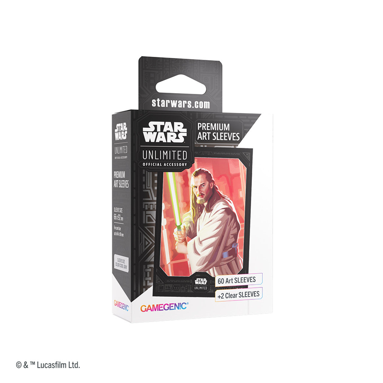 Star Wars Unlimited Premium Art Sleeve QuiGon Jinn | Galactic Gamez