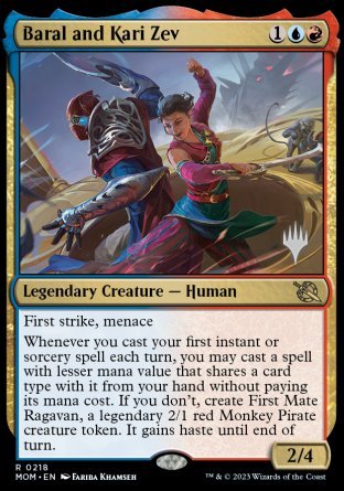 Baral and Kari Zev (Promo Pack) [March of the Machine Promos] | Galactic Gamez