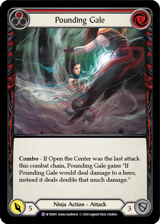 Pounding Gale [U-WTR085] (Welcome to Rathe Unlimited)  Unlimited Rainbow Foil | Galactic Gamez