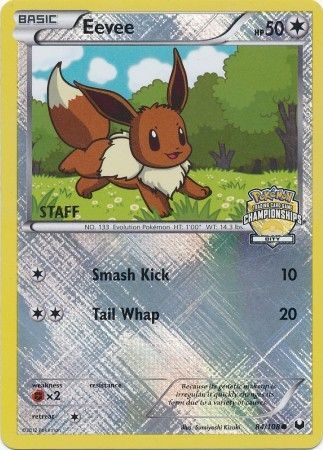 Eevee (84/108) (City Championship Staff) [League & Championship Cards] | Galactic Gamez