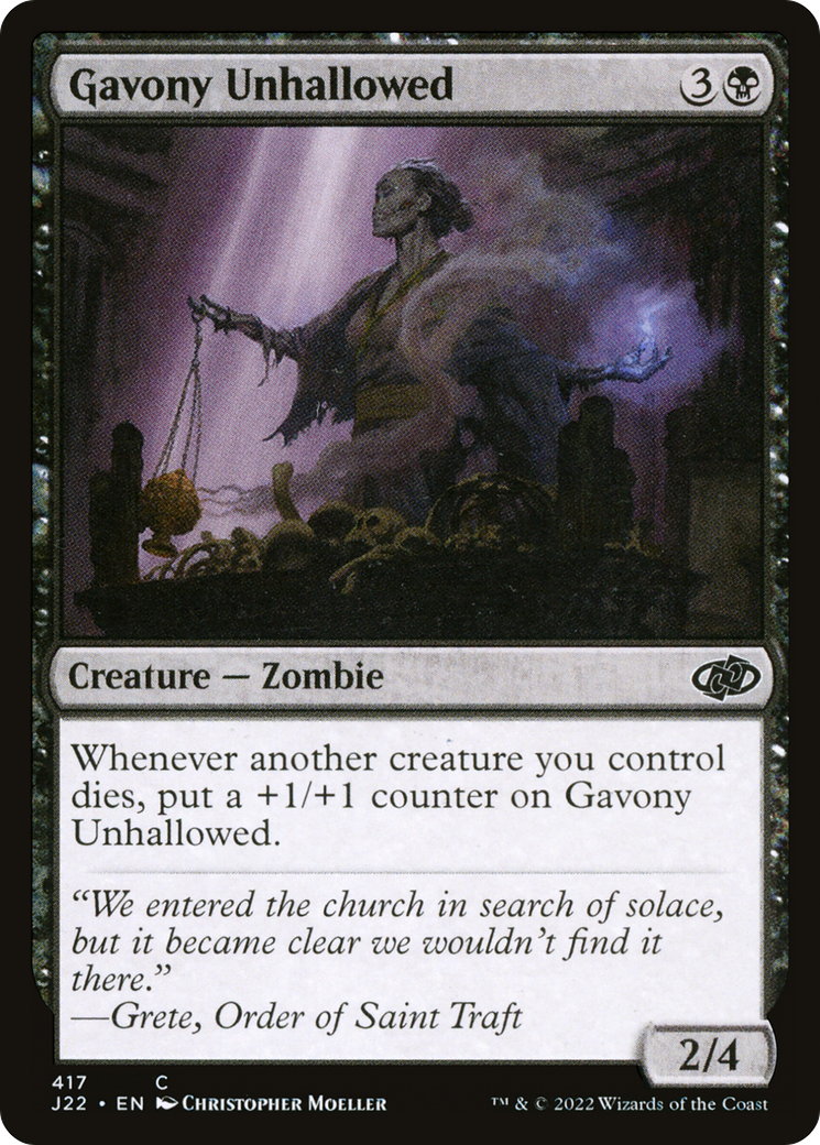 Gavony Unhallowed [Jumpstart 2022] | Galactic Gamez