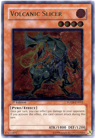 Volcanic Slicer [FOTB-EN012] Ultimate Rare | Galactic Gamez