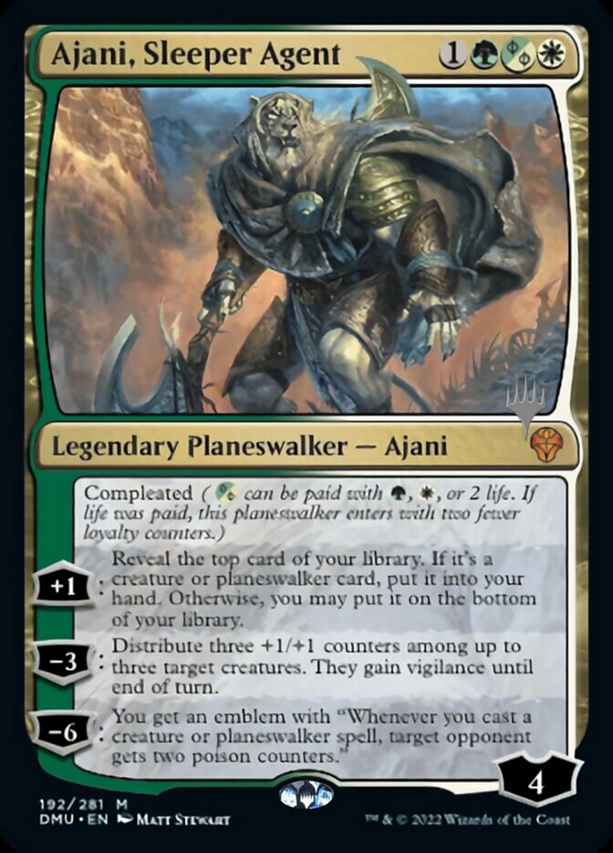 Ajani, Sleeper Agent (Promo Pack) [Dominaria United Promos] | Galactic Gamez