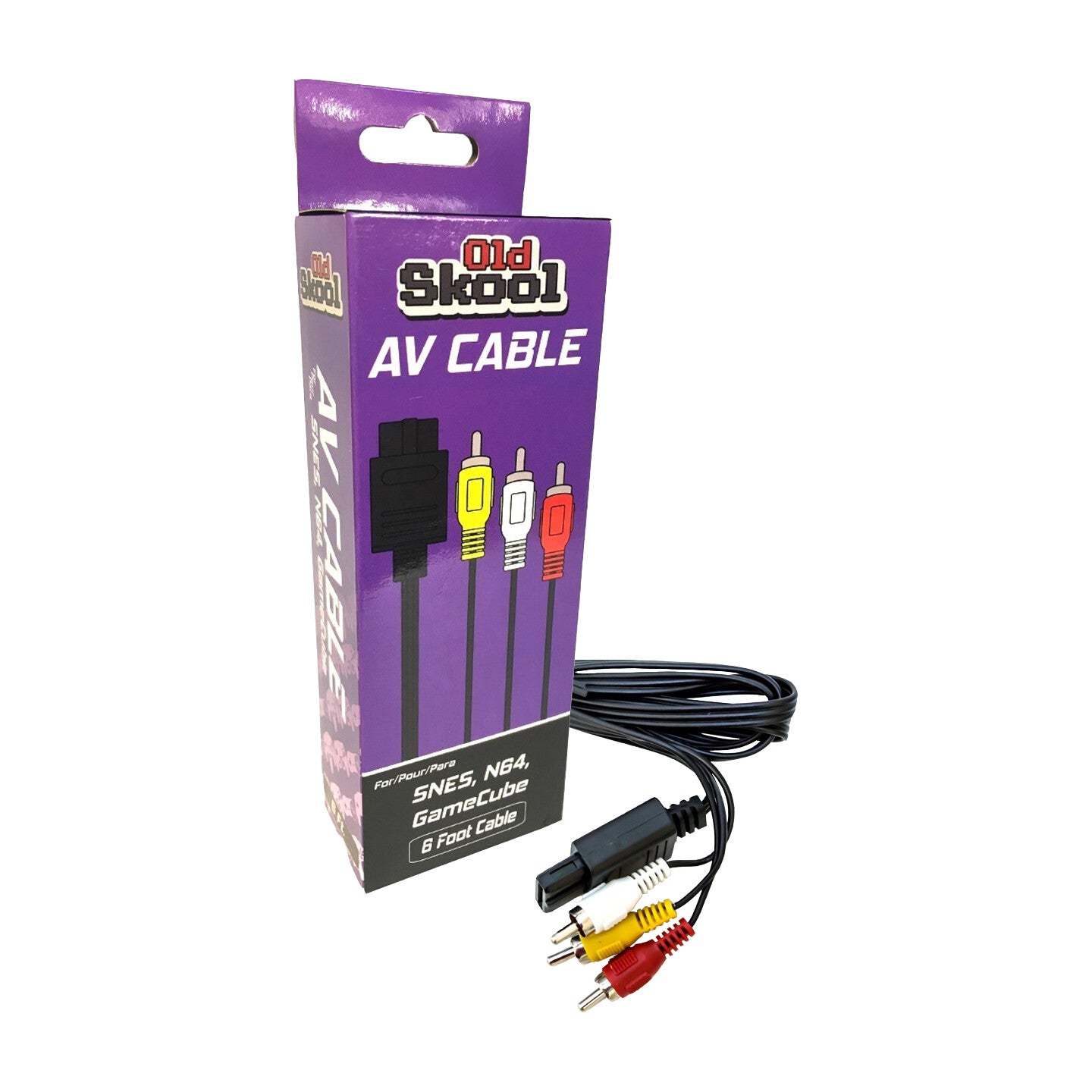 AV Cable (SNES, N64, and GameCube) - Old Skool | Galactic Gamez