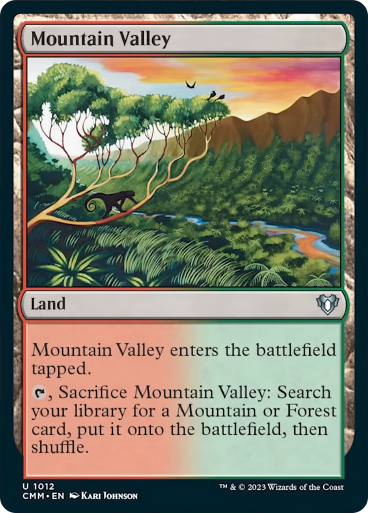 Mountain Valley [Commander Masters] | Galactic Gamez