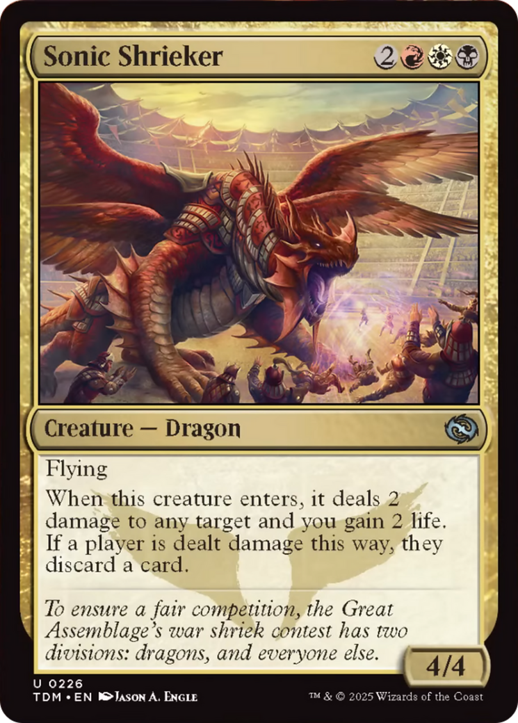 Sonic Shrieker [Tarkir: Dragonstorm] | Galactic Gamez