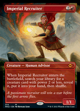 Imperial Recruiter (Borderless Alternate Art) [Modern Horizons 2] | Galactic Gamez