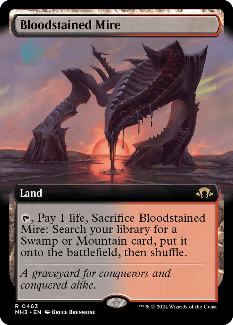 Bloodstained Mire (Extended Art) [Modern Horizons 3] | Galactic Gamez